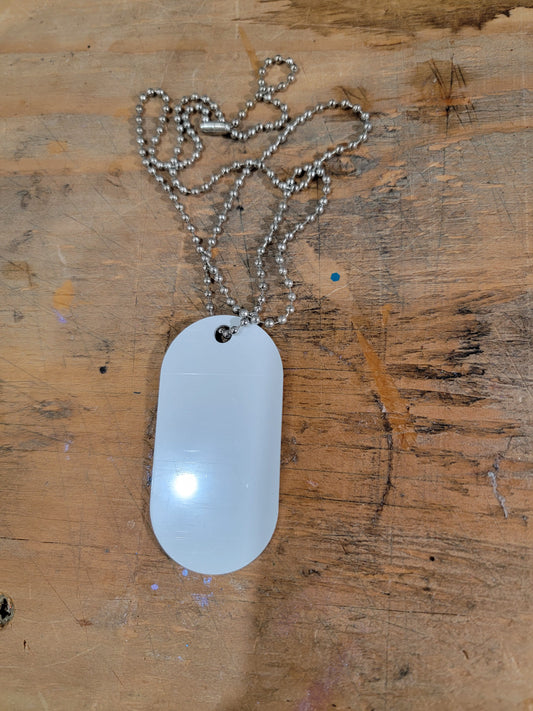 Sublimation dog tags